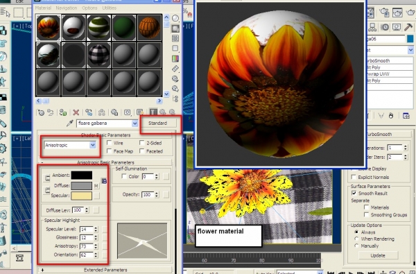 Creation of Flower: Step 7